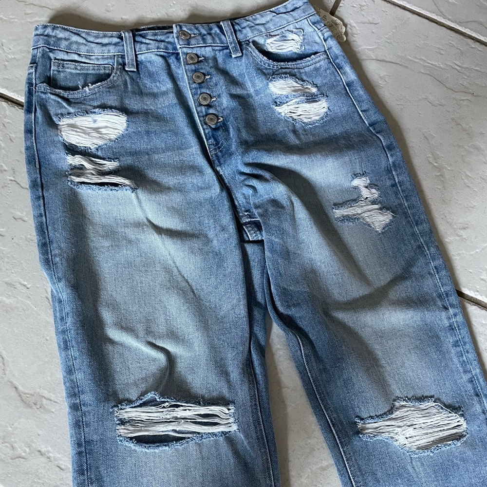 NWT Altar’d State Faye High Rise Straight Leg Jeans Size 29
